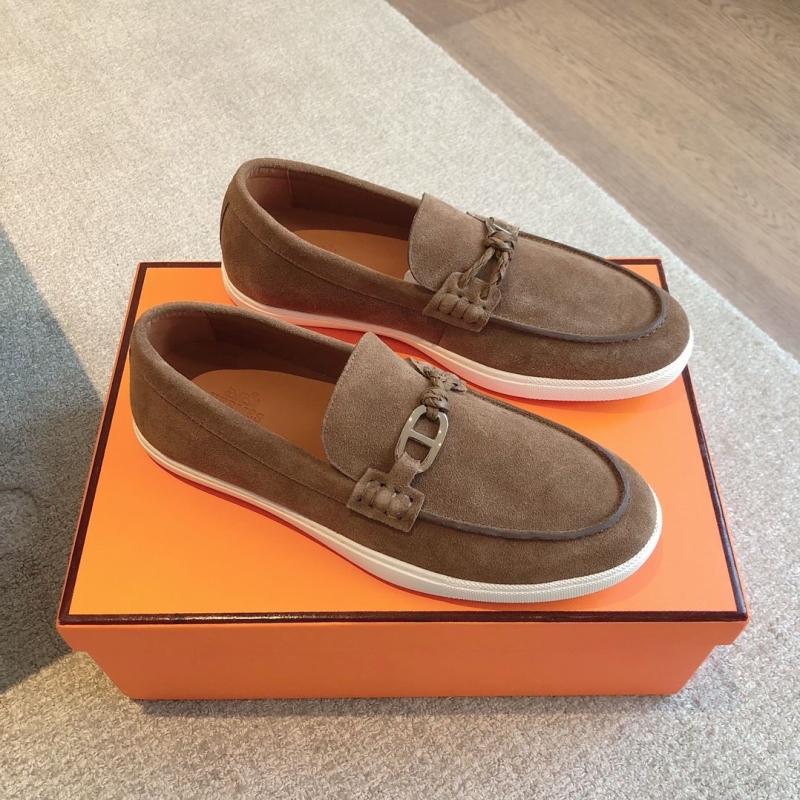 H**mes leather shoes